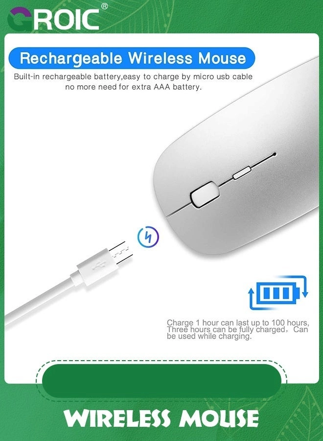 Noiseless Slim Mouse - Wireless