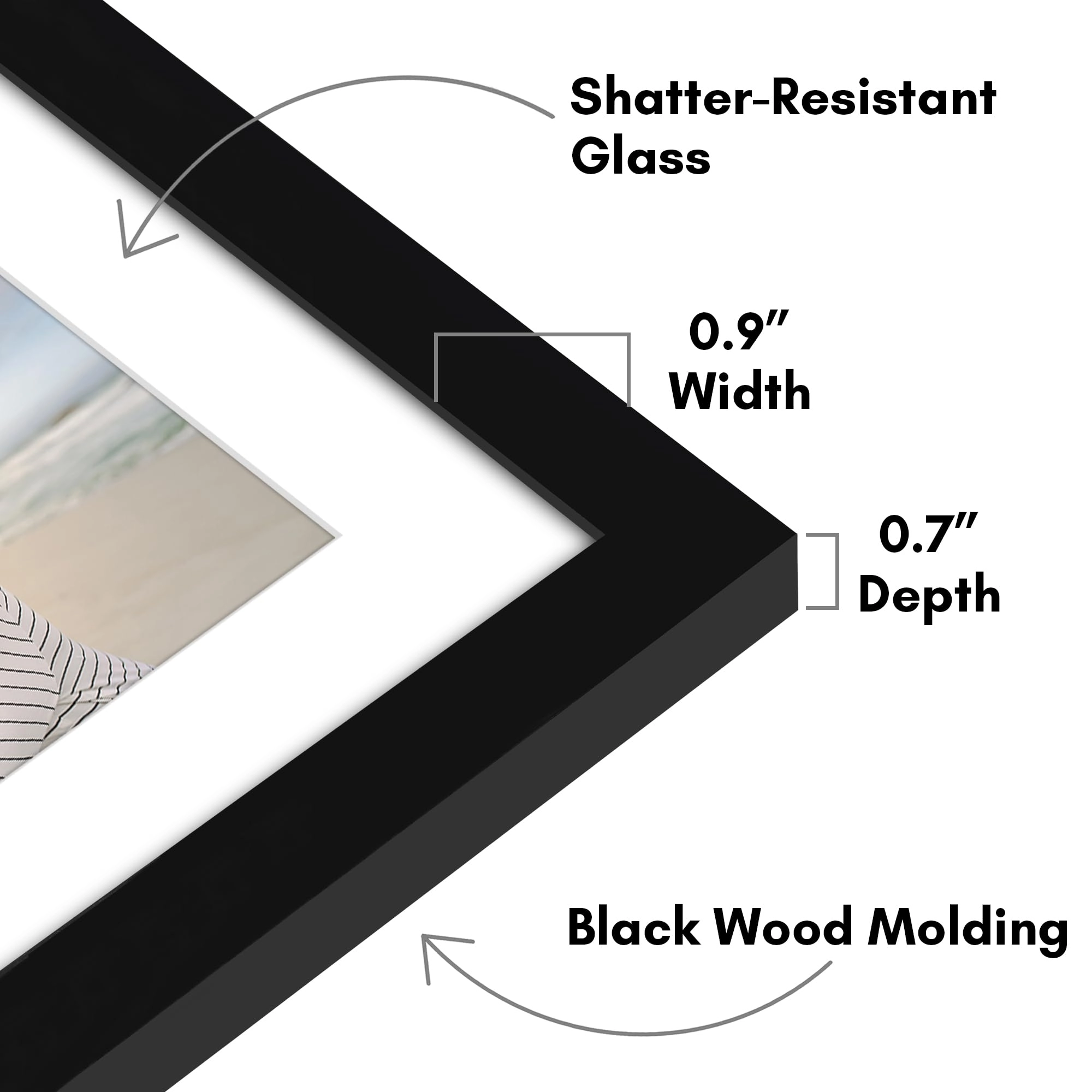 Hinged Double Picture Frame - 4X6 2
