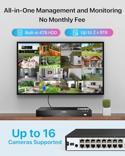 Security Camera System - 16x 24CH 4K