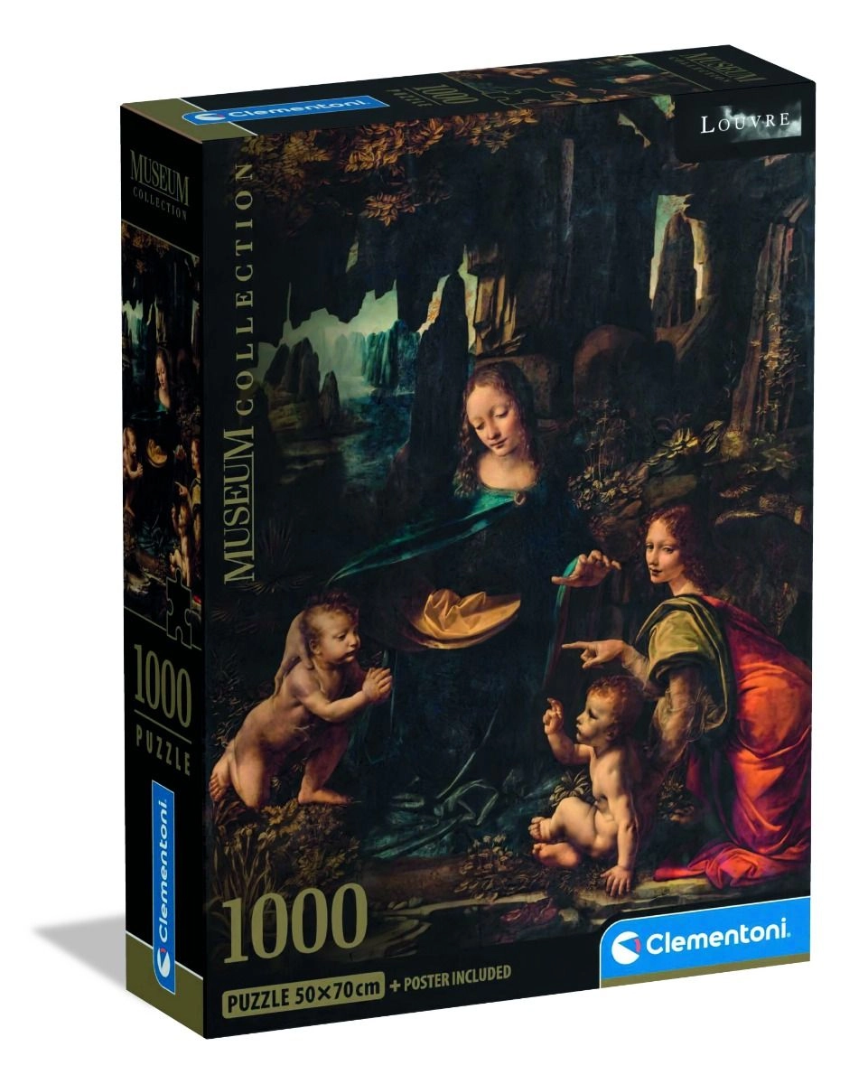 Clementoni Museum The Virgin of the Rocks Puzzle (ALGT-39976) - 1000 pcs