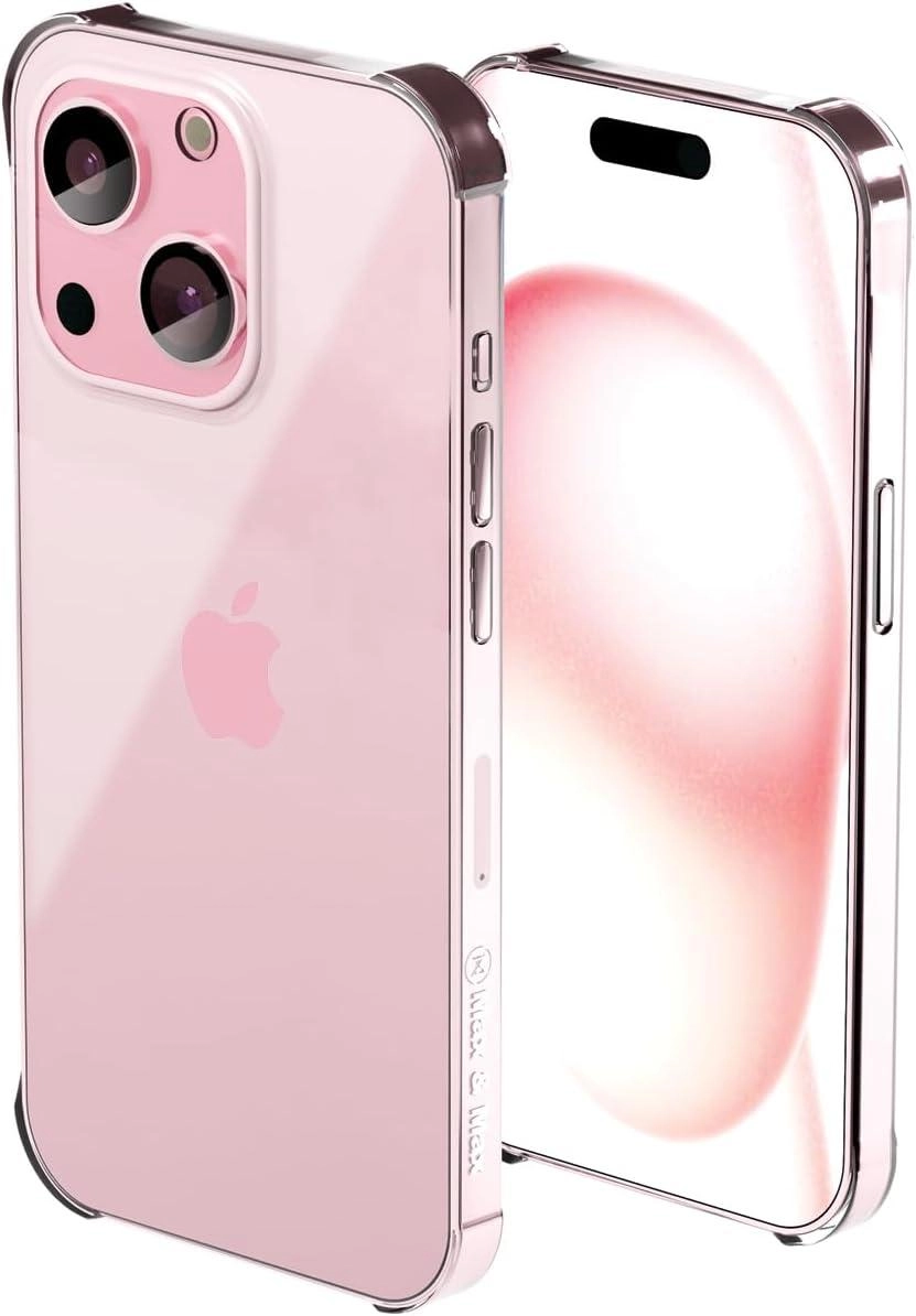 Crystal Clear Case for iPhone 15 - Silicone