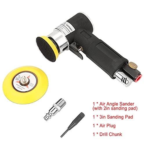 Mini Air Angle Sander - 90° Pneumatic + Sanding Pad - 2inch 3inch