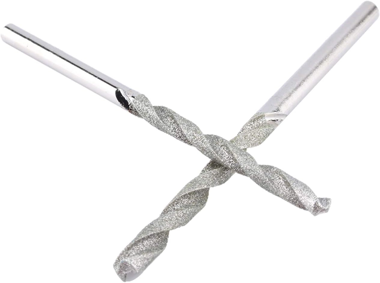 Diamond Tipped Drill Bit Set - Diamond 10Pcs 0.8-4.0mm