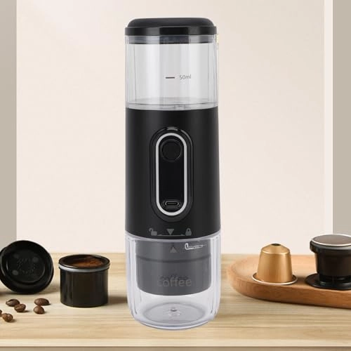 Electric Espresso Machine - 100ml capsules and coffee powder