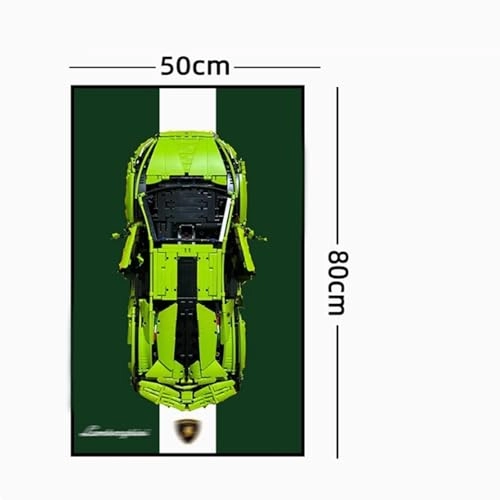 Display Wallboard for LEGO Technic Sián FKP 37 Racing Car 42115 - Acrylic