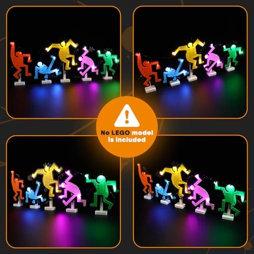 Light Set for LEGO 31216 Keith Haring - Dancing Figures - Plastic