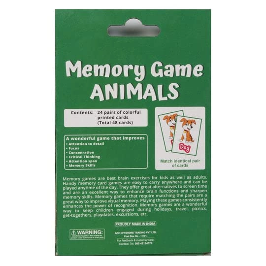 Memory Game, - 24 months and up 48 pieces
