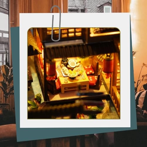 Miniature Dollhouse Kit - Cherry Blossom Courtyard 1:36