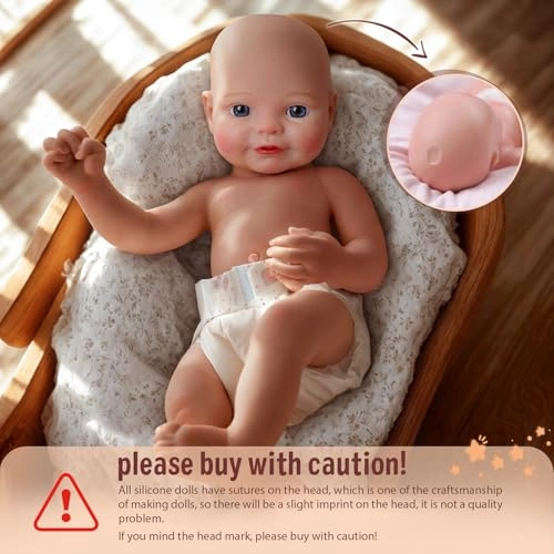 Blair Reborn Baby Doll - 16-Inch Silicone