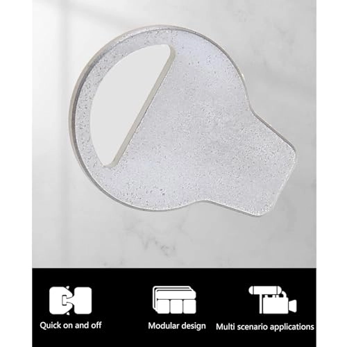 Photographer Round Flat Screw Wrench - Metal Silver 23x20mm