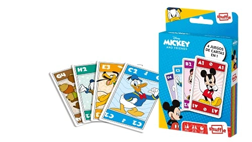 Mickey & Friends Card Games - 4 in 1 Snap Pairs