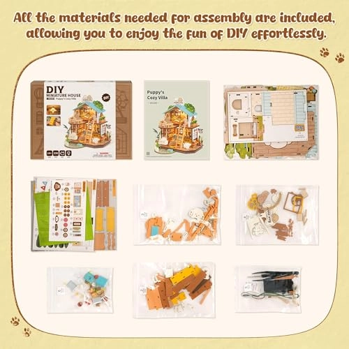Miniature House Puppy Villa