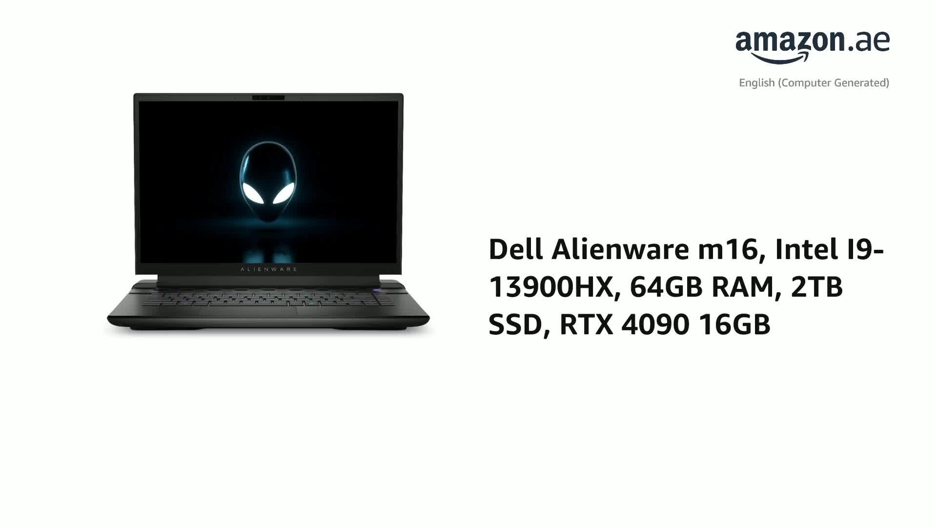 Alienware m16 16R1-ALN-CTO4-M16 - 16'' Core i9-13900HX 64GB DDR5 2000GB SSD