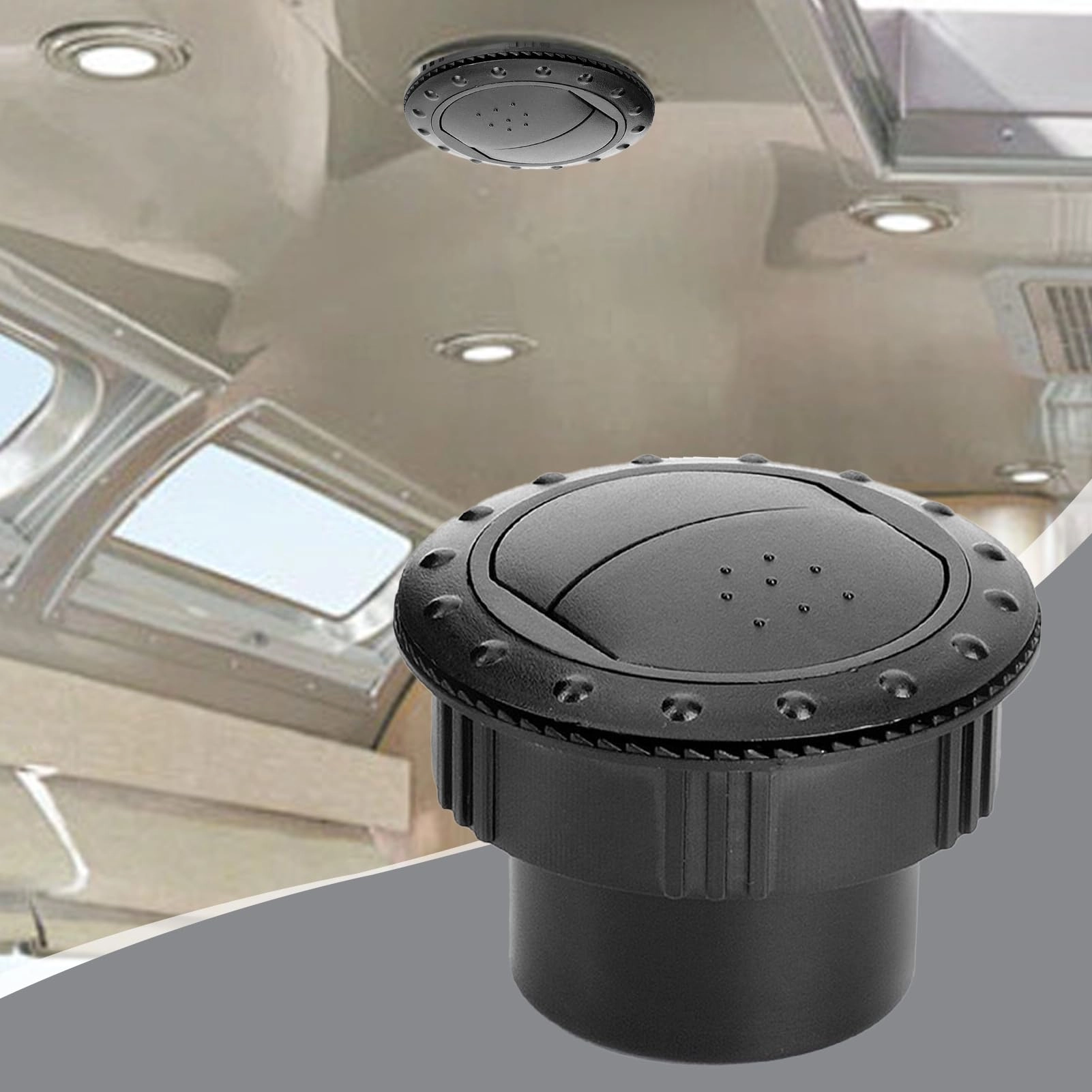 Air Conditioner Vent - Round Wind Deflector Flow Guide