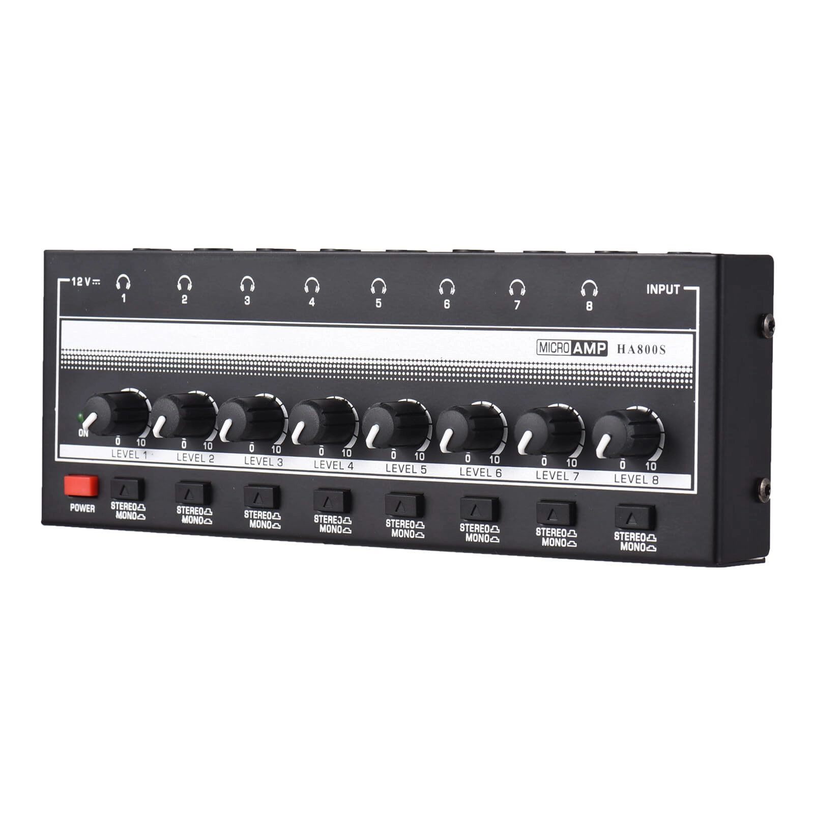 HA800S - 8-Channel Stereo Headphone Amplifier