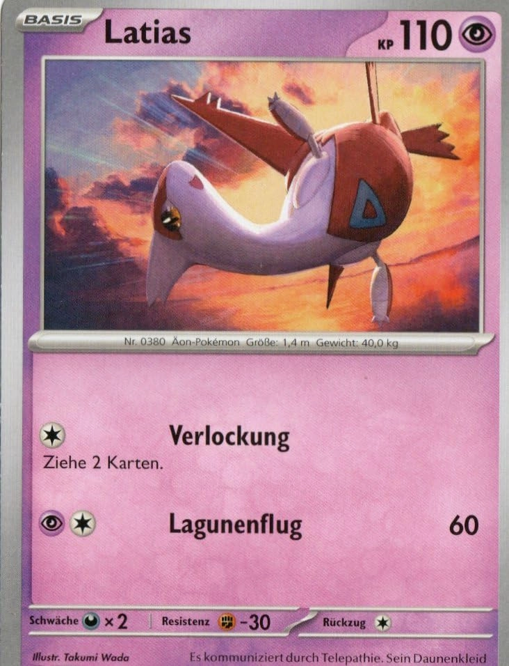 MZTCG Pokemon Latias TEF 067 - German