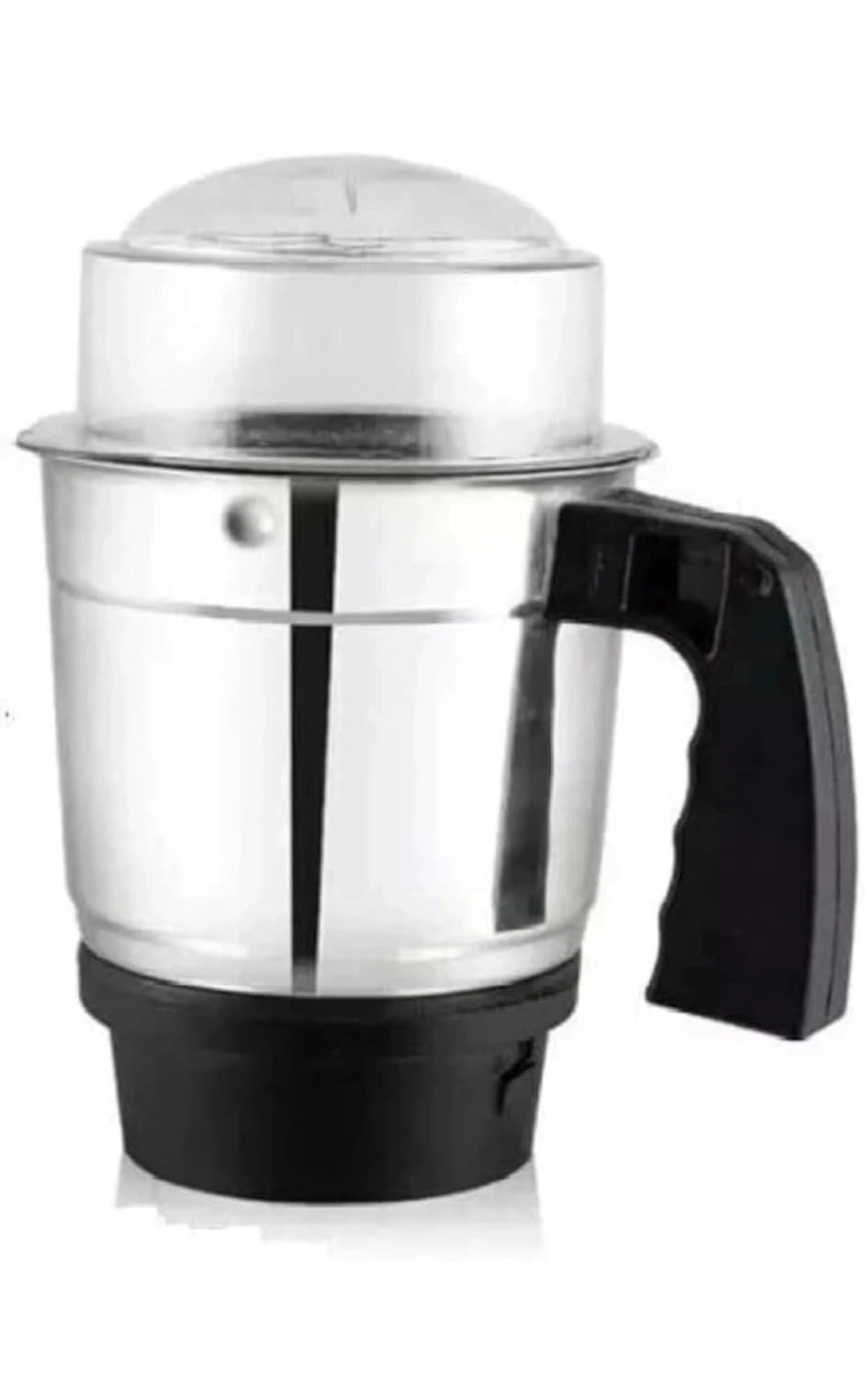 OWO Stainless Steel multipurpose chutney Mixer Jar - 500ML 2 Lock 4 Teeth Coupler