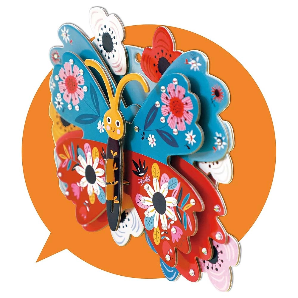 3D Decoration Kit - Butterfly Suitable for 5 years & above