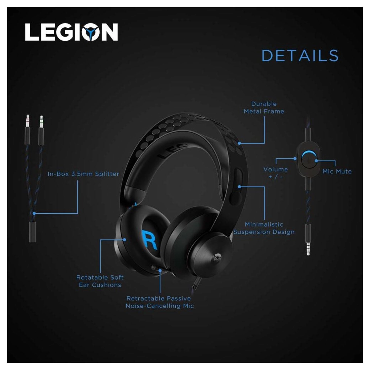 Legion H300 Wired Headset