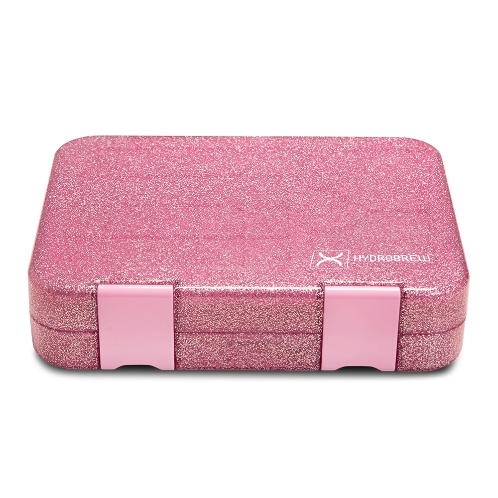 6 & 4 Convertible Bento Lunch Box - Butterfly Purple
