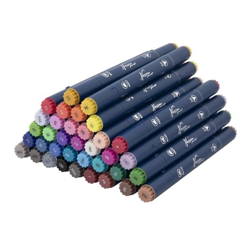 Nassau - Round dual markers - 36 pcs