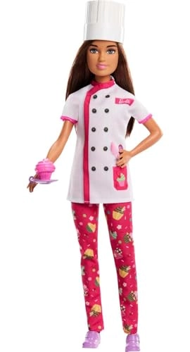 Barbie Pastry Chef Doll - Accessories Ages 3+