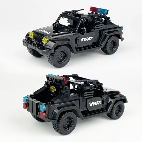 Black Hawk Helicopter + SWAT Truck - Soldiers 1 pcs