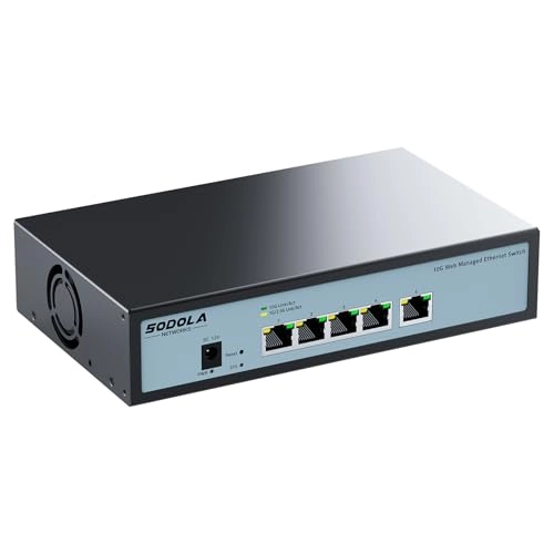 5x10G RJ45(Managed) - 5-ports