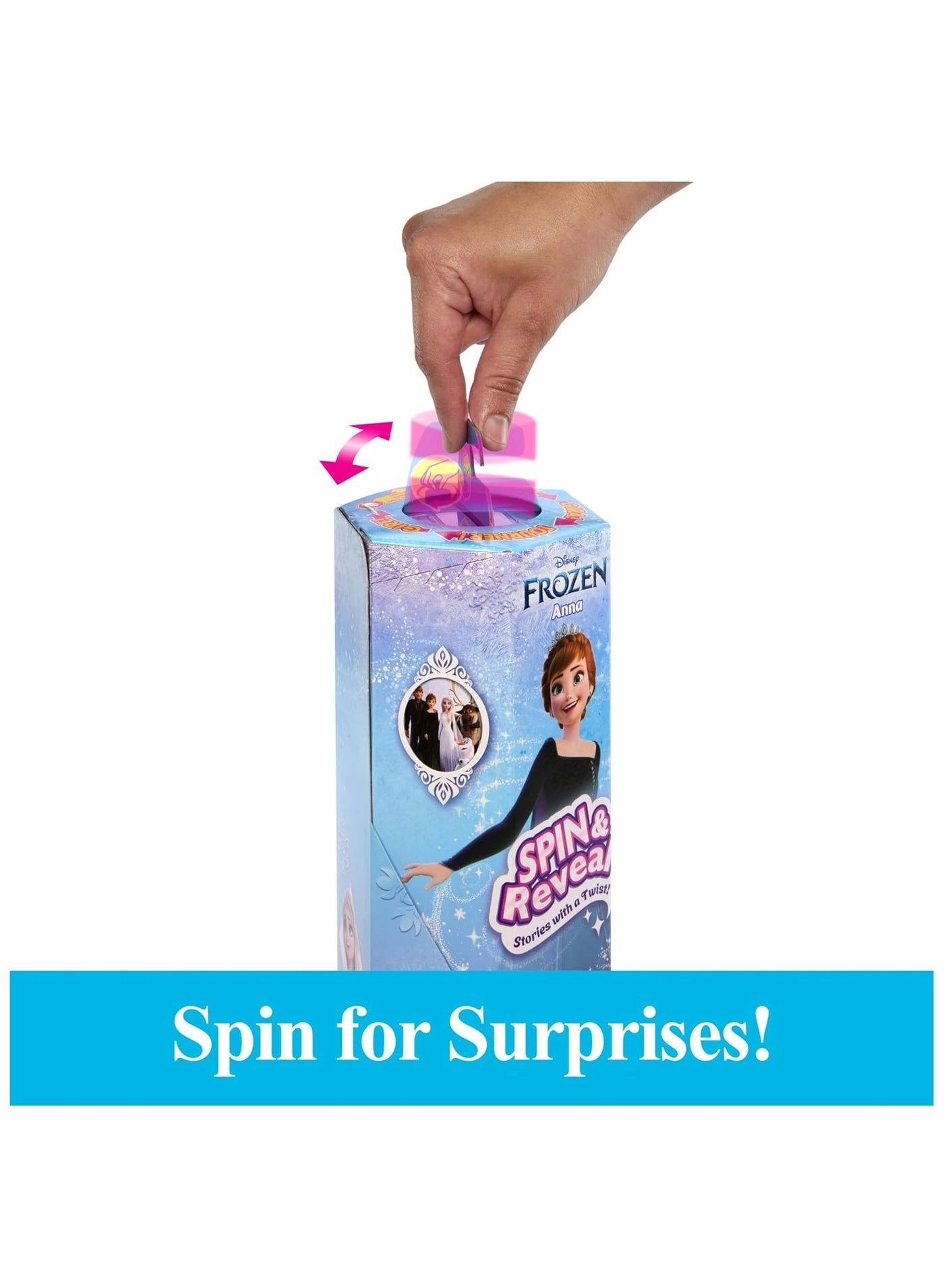 Anna Fashion Doll - Spin & Reveal 11 Surprises Play Scene Set