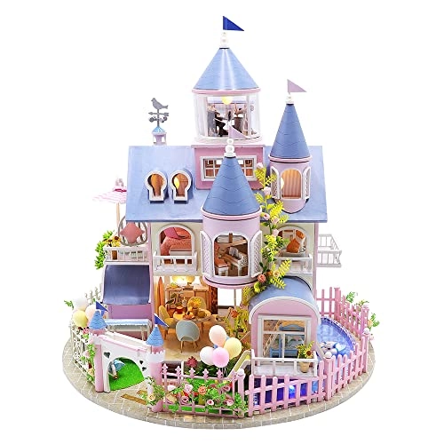 DIY Dollhouse Miniature Kit - Garden Tea House 1:24