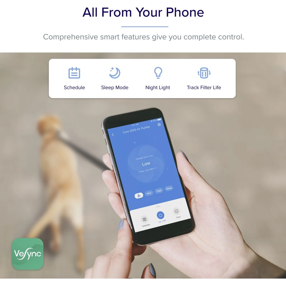 Core 200S - Smart WiFi HEPA 35 sqm