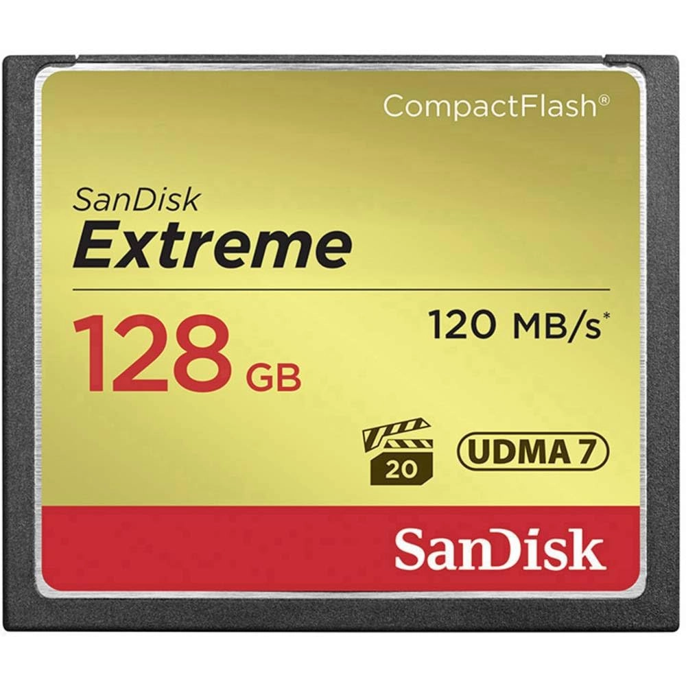 SanDisk Extreme Compact Flash Card UDMA7 128GB