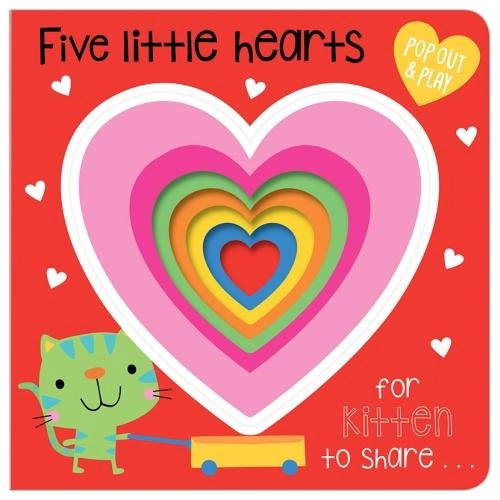 Make Believe Ideas Five Little Hearts Board Book