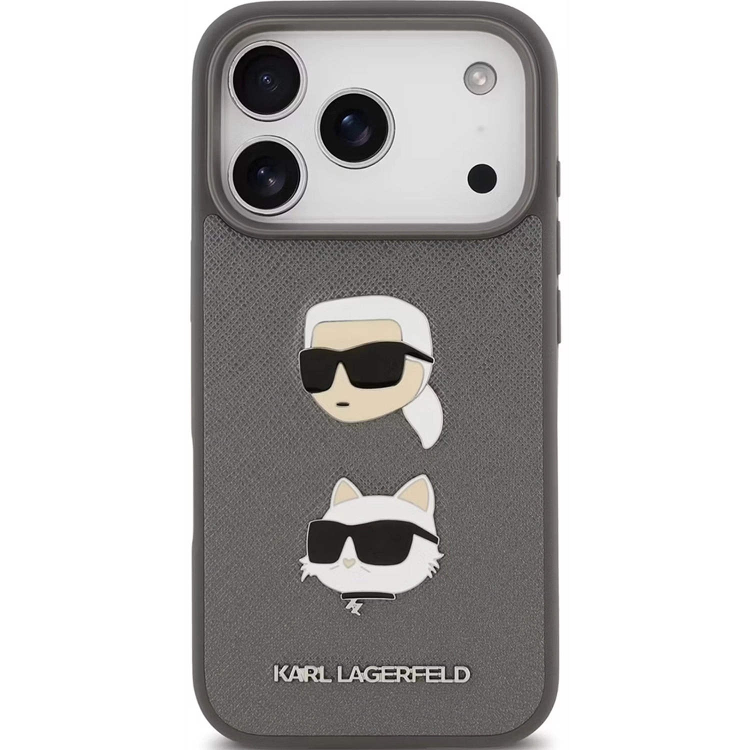 Leather Case Saffiano Leather Black for iPhone 17 Pro Max