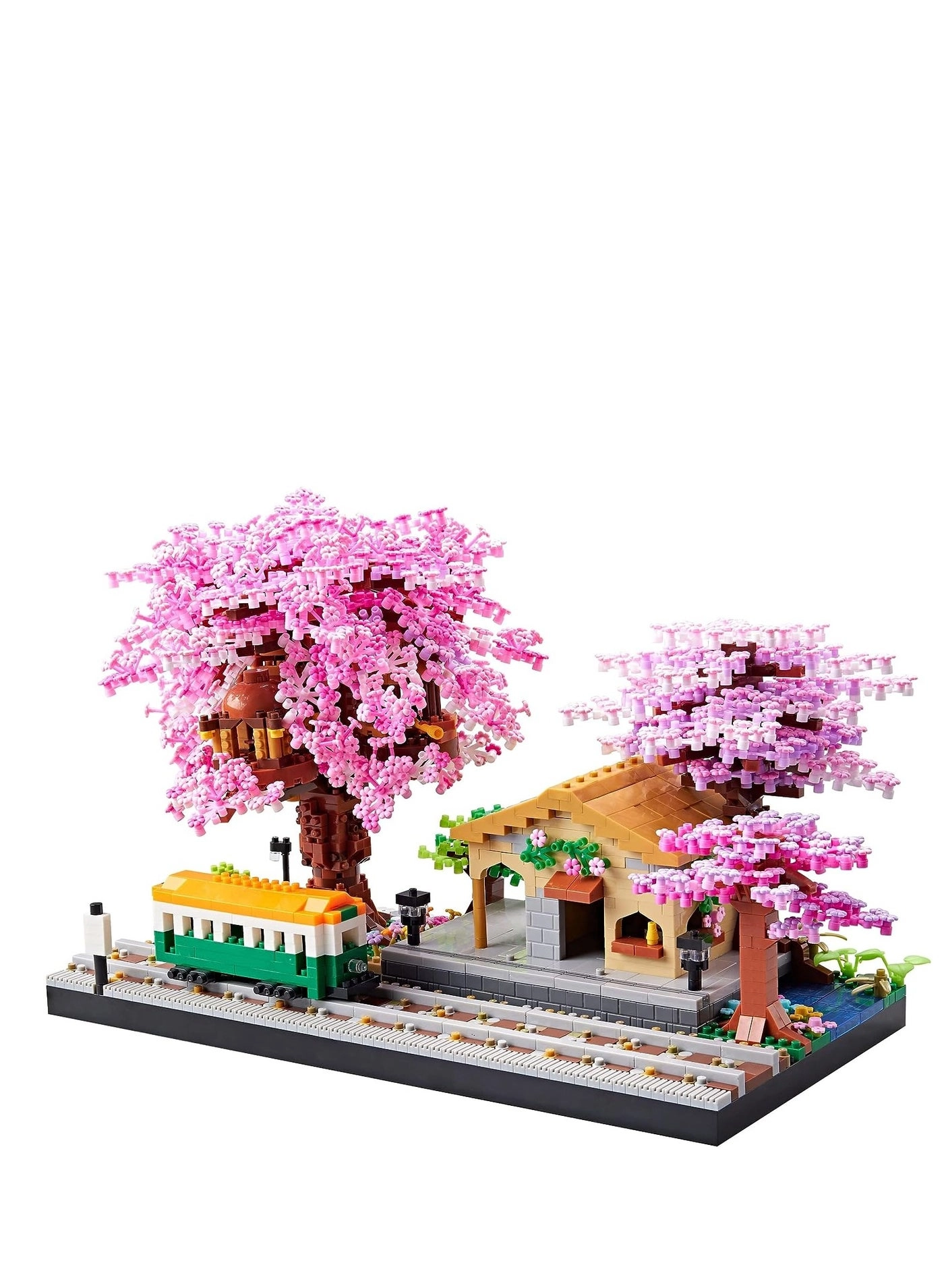 Generic Cherry Blossom Train Station - 3668 pcs