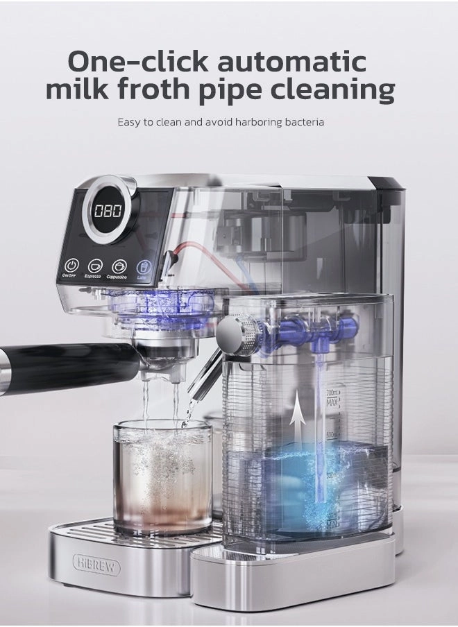 3-in-1 Semi-Automatic Espresso Machine & Milk H13A