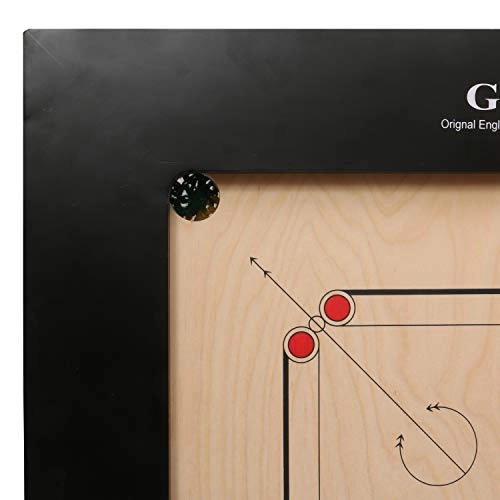 Golden Carrom Board - Full Size 24mm BullDog