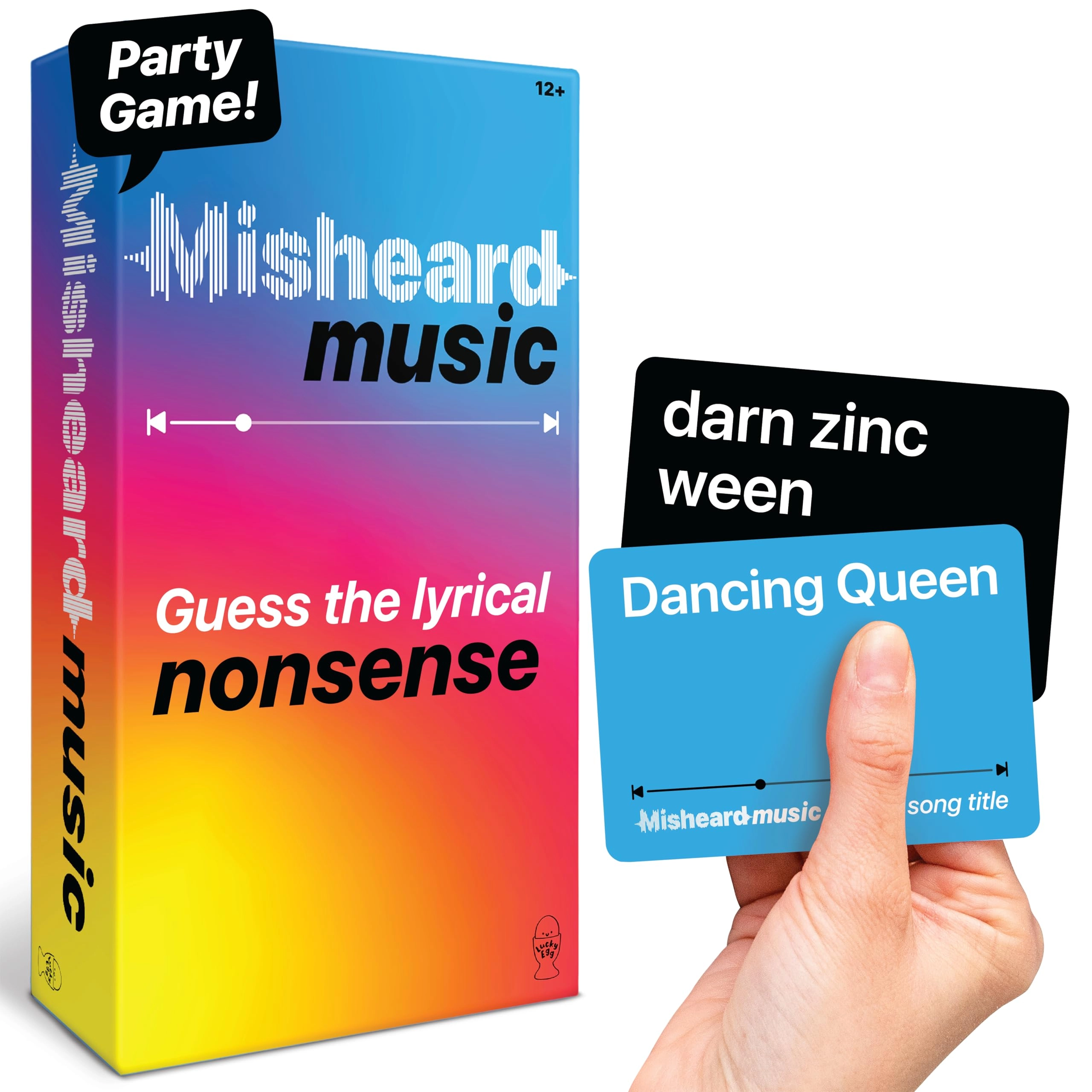 Lucky Egg Misheard Music - 500 Cards Card Game