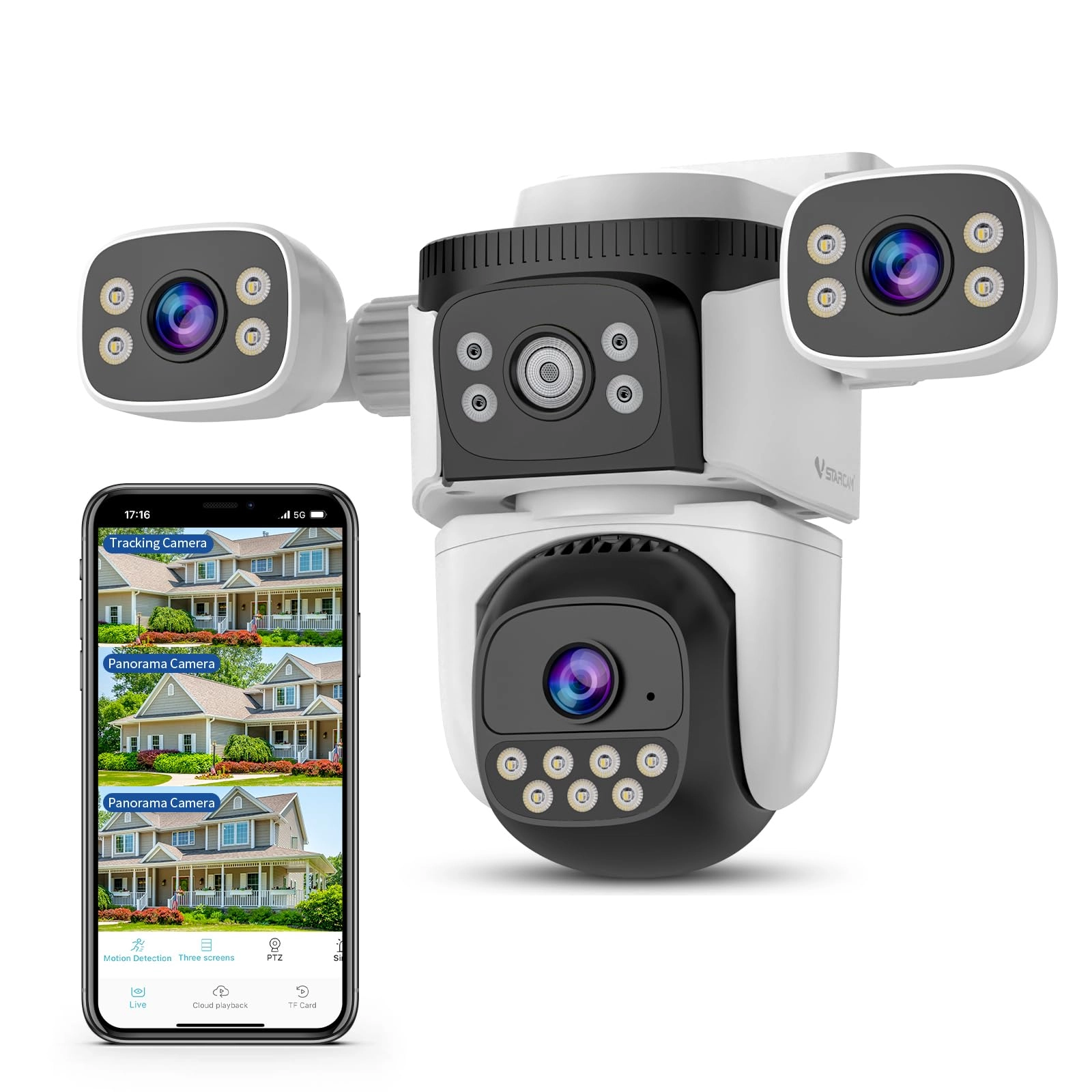 VStarcam Multi-Sensor Camera 4MP
