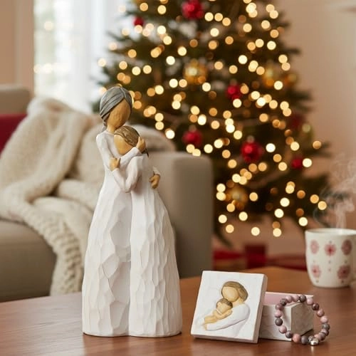 Mother Daughter Figurine - Resin