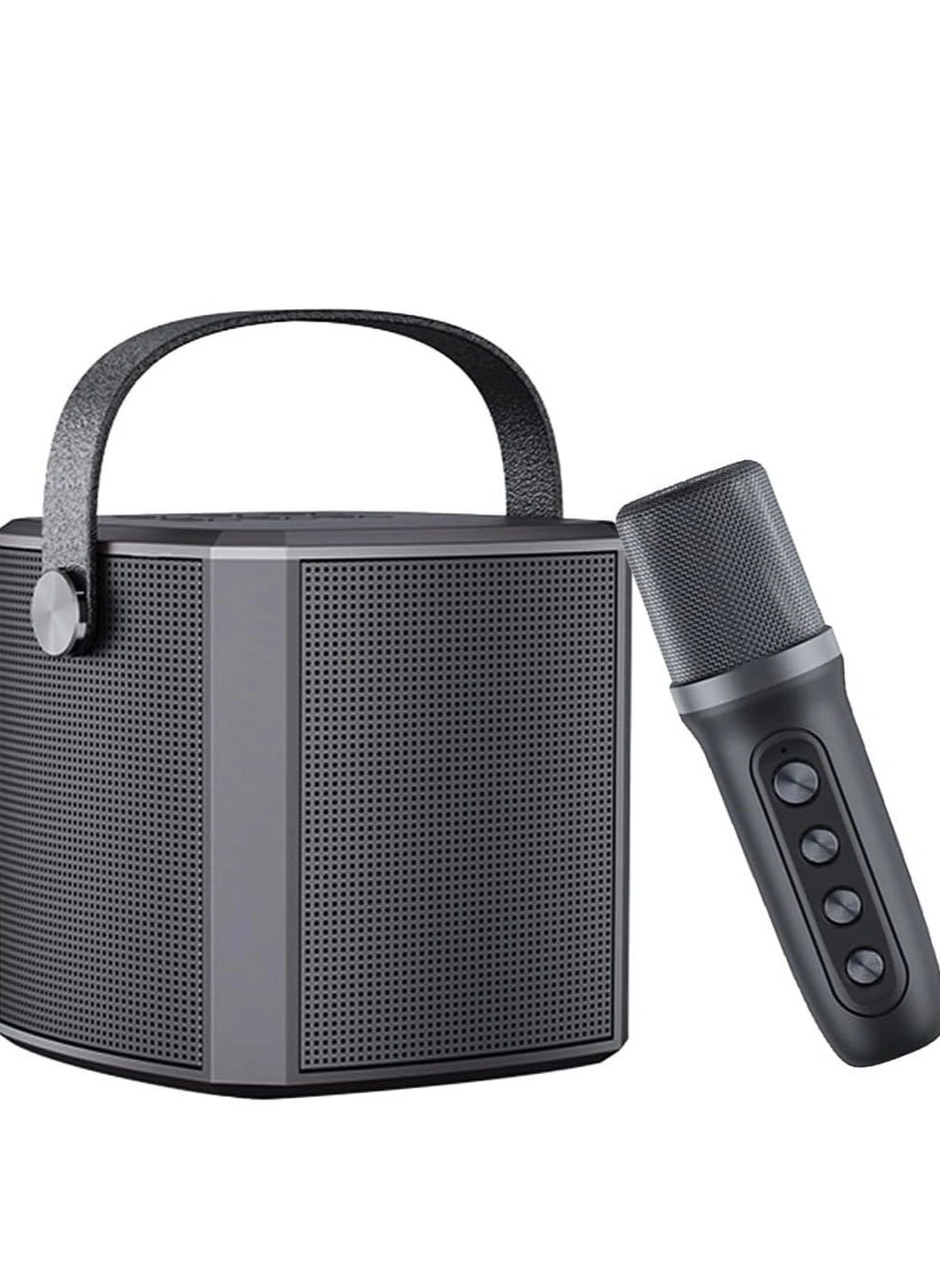 Portable Bluetooth Karaoke Speaker - Rechargeable wireless microphone Type-C charging TF Card support