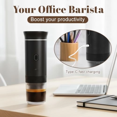Portable Coffee Maker - ground coffee and capsules