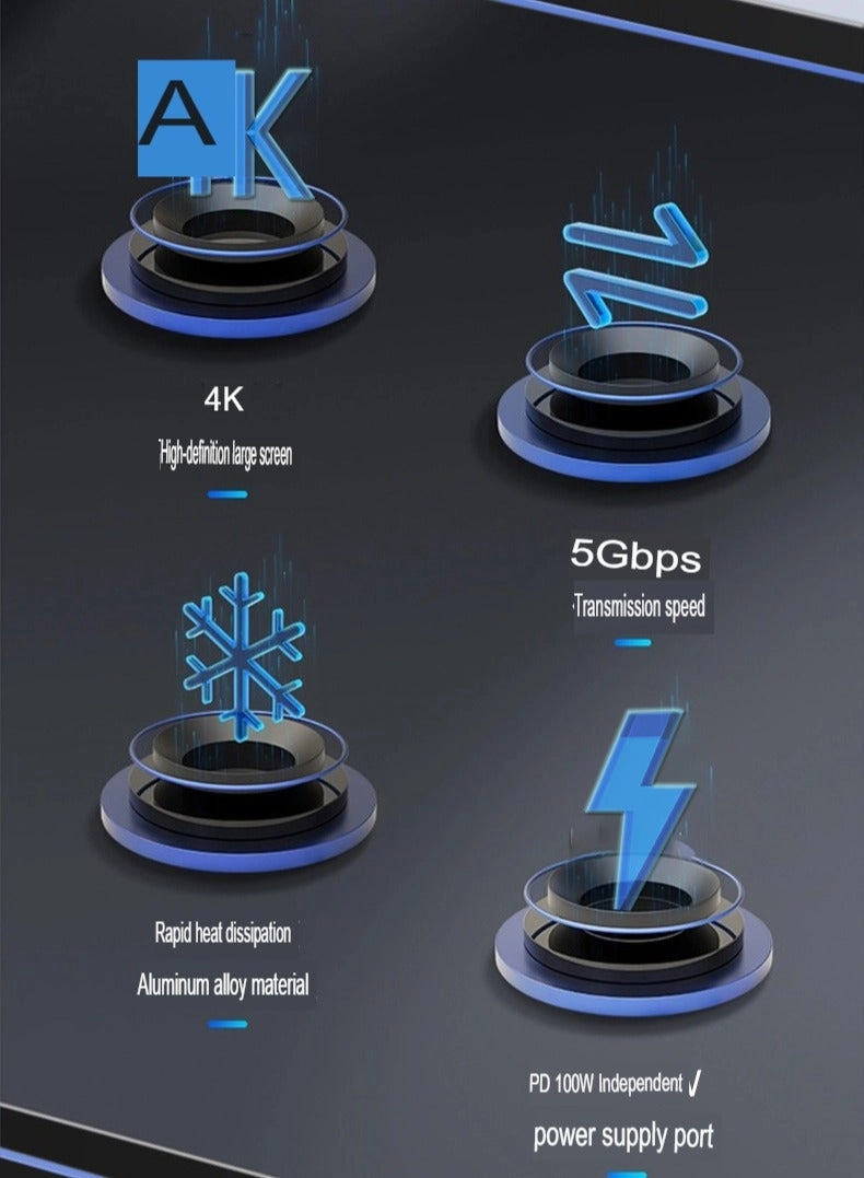 USB C Hub - USB3.0 2Kx4K 30Hz (3840x2160)