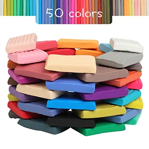 Polymer Clay - soft polymer clay 1344g 50pcs.