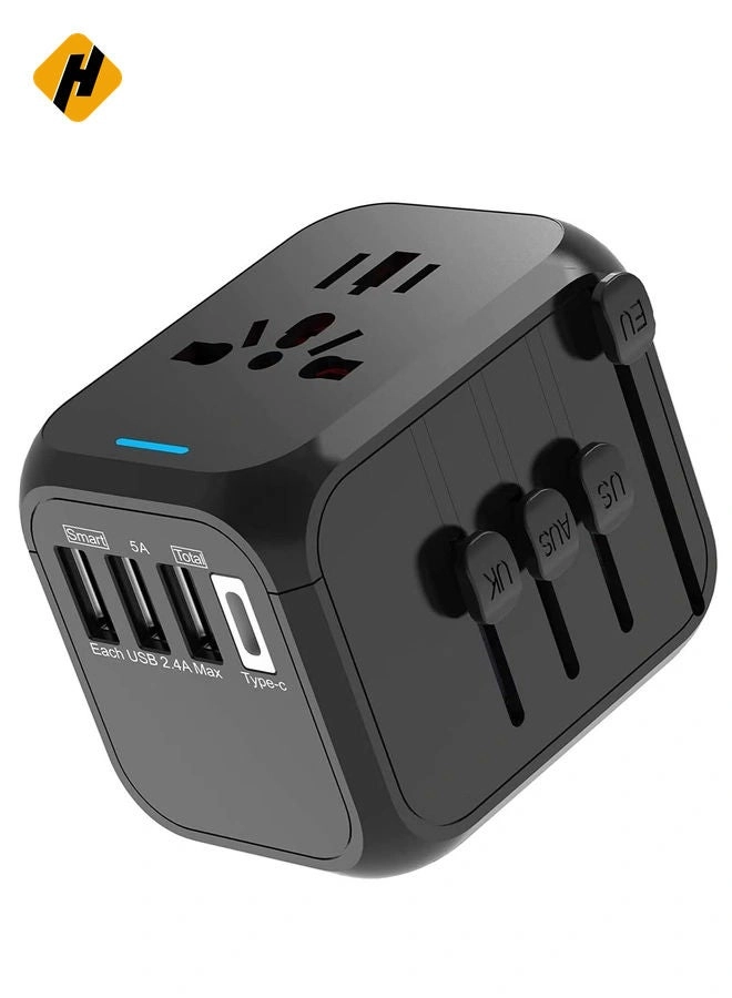 HuHa International Power Plug Adapter - Type C|Type E/F
