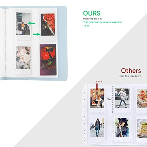 2x3" 256 Pockets PU Leather Photo Album