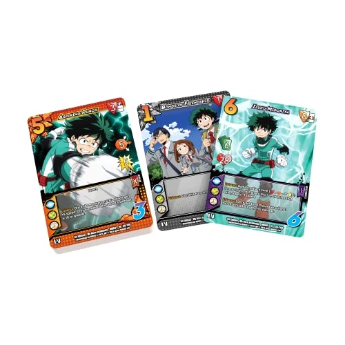 My Hero Academia Collectible Card Game Izuku Midoriya vs. Katsuki Two Player Rival Decks - 104-card starter set