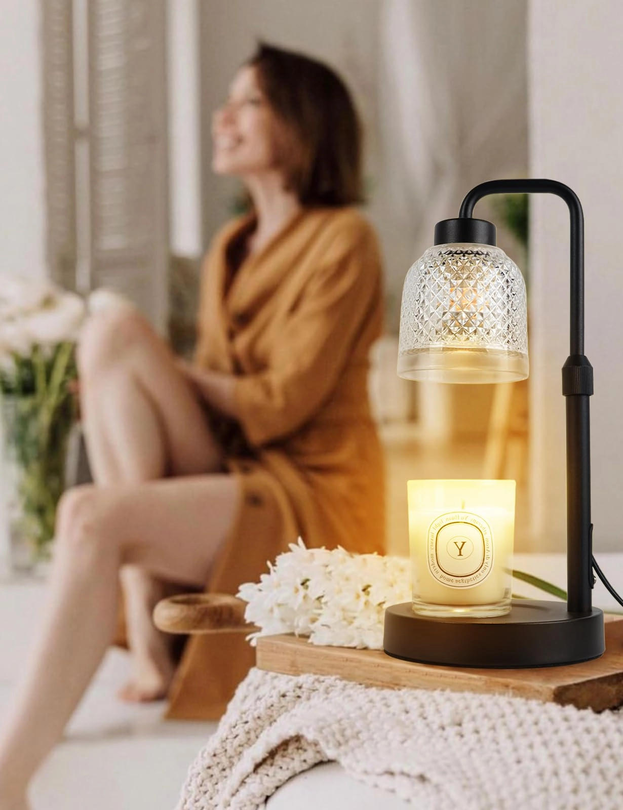 Candle Warmer Lamp - Timer Dimmable Adjustable