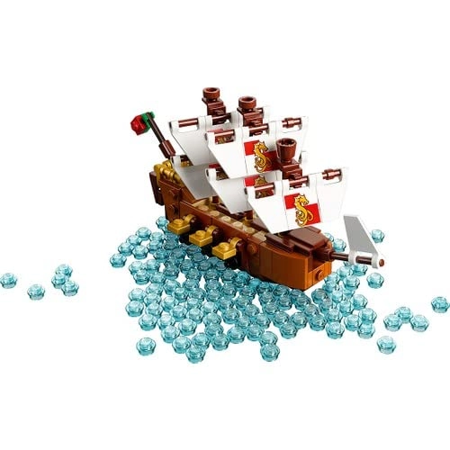 Ideas Ship in Bottle (21313) - Brick-built Bottle and Stand