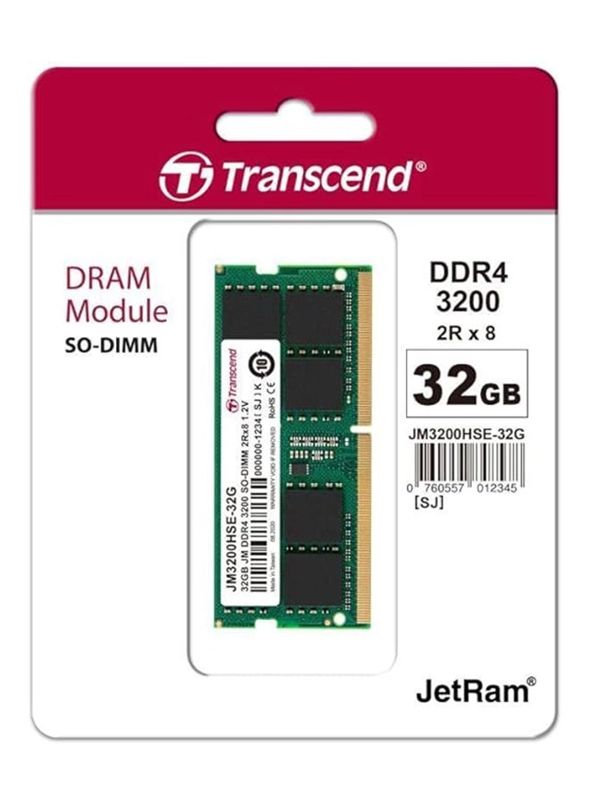JM3200HSE-32G - 32GB 3200 MHz SO-DIMM DDR4